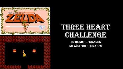 The Legend of Zelda (NES) - Three Heart Challenge