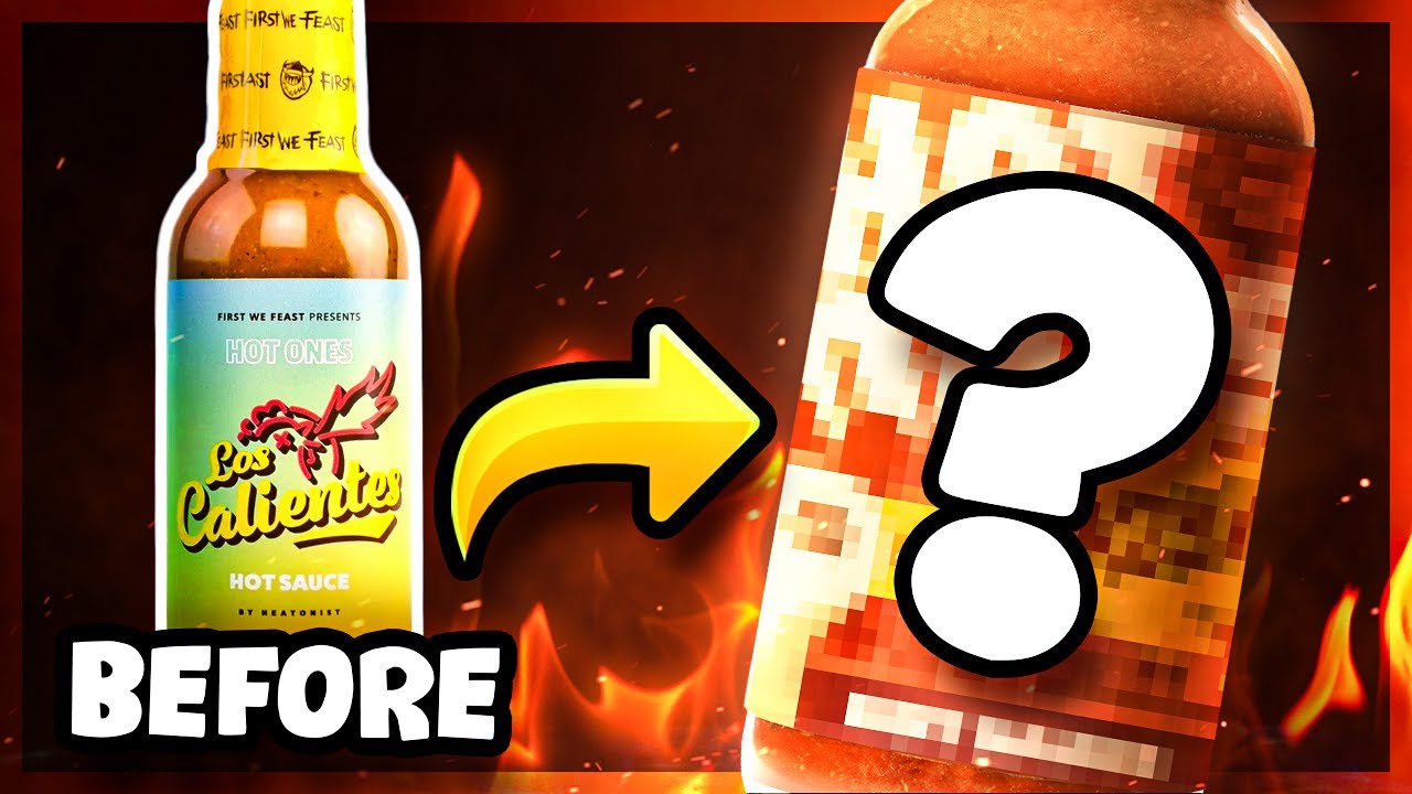 I Redesigned "HOT ONES" Hot Sauces YouTube
