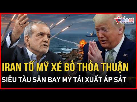 Iran Accuses US of 'Tearing Up' Agreement, Sets 7 Conditions to Blockade Hormuz, US Supercarrier ...