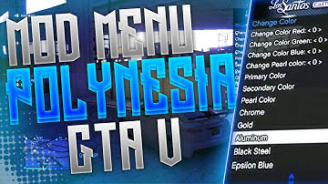 MOD MENU GTA V [1.26/1.27] POLYNESIA SPRX [DEX/PS3] + FREE DOWLOAD