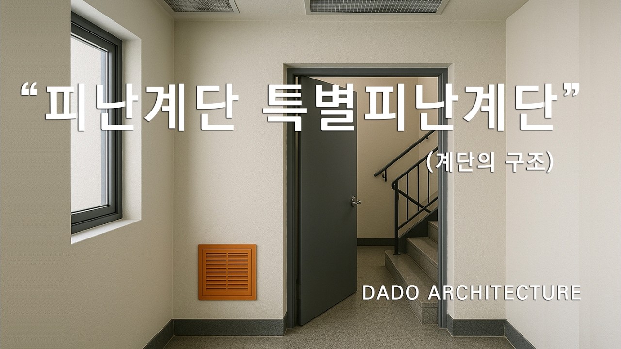 피난계단과 특별피난계단의 구조 - YouTube