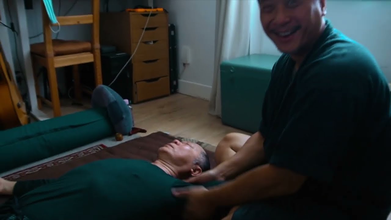 Helping My Father Relax P1 #ASMR #Massage #Master #TCK
