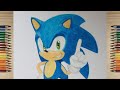 Speed Drawing Sonic The Hedgehog - Timelapse | Speed Character drawing | Kreslenie Sonic