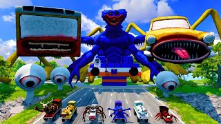 видео: ВСЕ МОНСТРЫ Большие и маленькие машины с НОВЫМИ HUGGY THOMAS EATER, CAR EATER и BUS EATER – BeamN... картинка: ВСЕ МОНСТРЫ Большие и маленькие машины с НОВЫМИ HUGGY THOMAS EATER, CAR EATER и BUS EATER – BeamN...