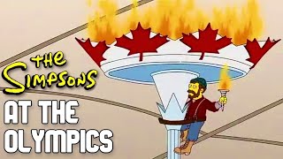 Every Olympics Reference on the Simpsons! (Olympic Moments)