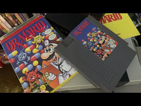 Dr. Mario NES Unboxing | Classic 8-Bit Puzzle Game from the '90s!
