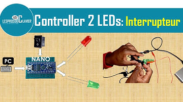 projet arduino : comment contrôler 2 led avec interrupteur | led rockerswitch