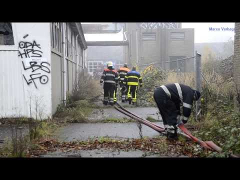 Brand bij oude timmerfabriek aan Scherpdeel