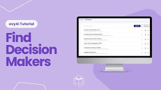 evyAI Find Prospects Tutorial | How to Find Prospects for Lead Generation & Outreach