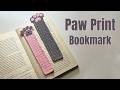 Crochet Paw Print Bookmark for Cat &amp; Dog Lovers 🐾