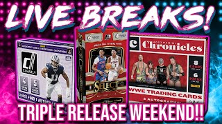 SATURDAY NIGHT BREAKS!! | Chronicles WWE + Clearly NFL + Select H2 NBA & More (RGL#2924-2935)