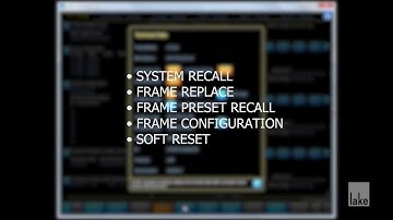 LAKE Technical Data Window