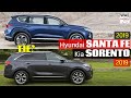 2019 Hyundai Santa Fe vs 2019 Kia Sorento - tie in USA, Kia win in Europe?