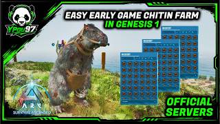 The Best Early/Mid Game Chitin Farm In Genesis 1 | ARK: Survival Ascended