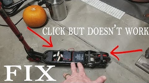 Pulse Performance Electric Scooter Throttle Click Doesn