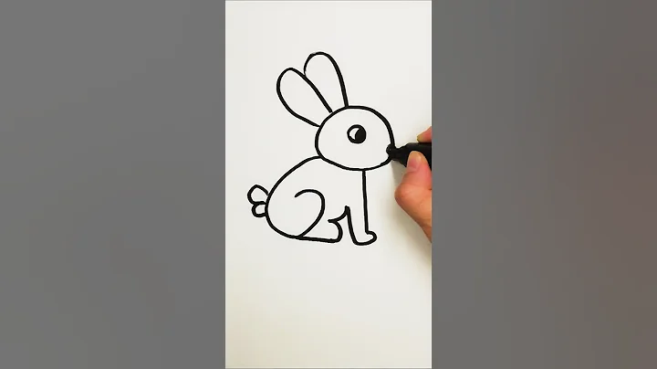How to draw rabbit with numbers 🐰🐇💕 #shorts #youtubeshorts #art #drawing #easydrawing #howto thumbnail