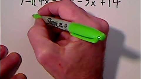 Solving Algebraic Equations Involving Parentheses