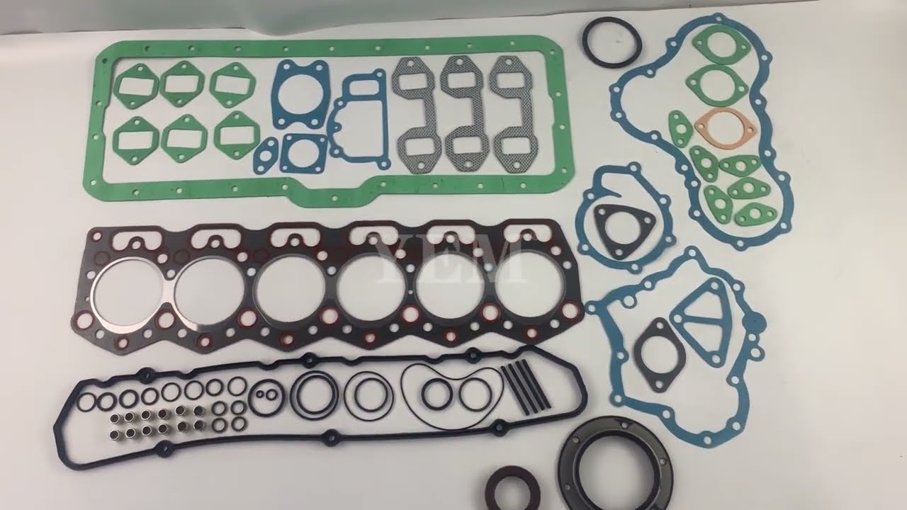 MITSUBISHI 6DR5 FULL GASKET KIT WITH HEAD GASKET YouTube