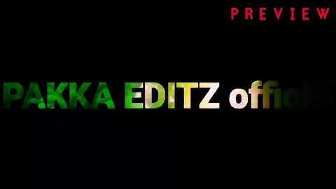 HOW TO EDIT CINEMATIC INTRO IN KINEMASTER | Tutorial by PAKKA EDITZ official | Thanks for all