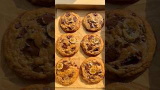 Banana bread chocolate chip cookies #cookies
