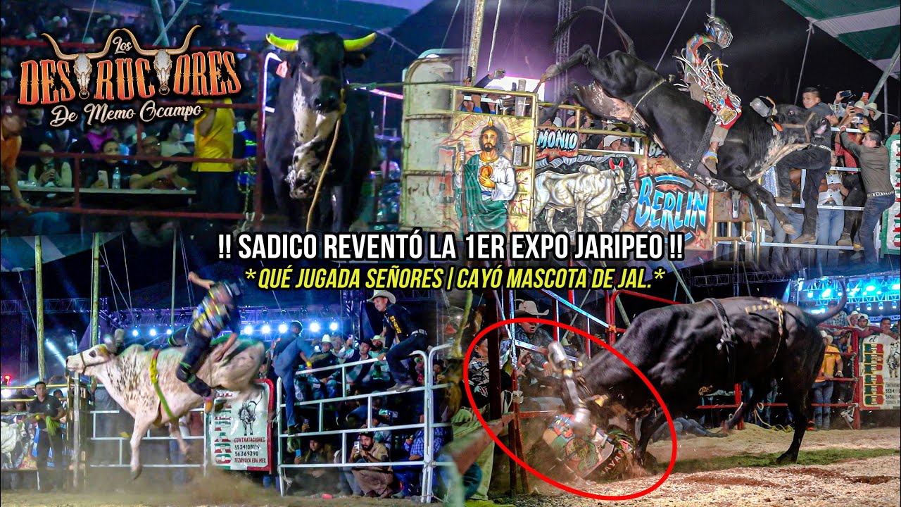 SADICO REVENTÓ LA 1ER EXPO | QUÉ JARIPEO SEÑORES| CAYÓ MASCOTA| Destructores San Juan Del Rio Qro 25