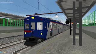 OpenBVE - Linha 11-Coral Extensão Operacional ESTUDANTES X GUAIANASES com o série 5500 da CPTM