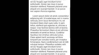 NativeScript Collapsing Header