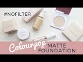 COLOURPOP NO FILTER FOUNDATION &amp; POWDERS REVIEW/FIRST IMPRESSION