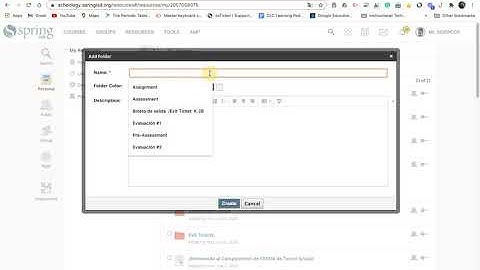 Schoology – Saving Course Materials