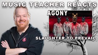 Music Teacher Reacts: Slaughter to Prevail - Agony (Official Video)