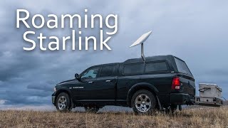 Starlink Driving, RV camping, Off Grid High Speed Internet