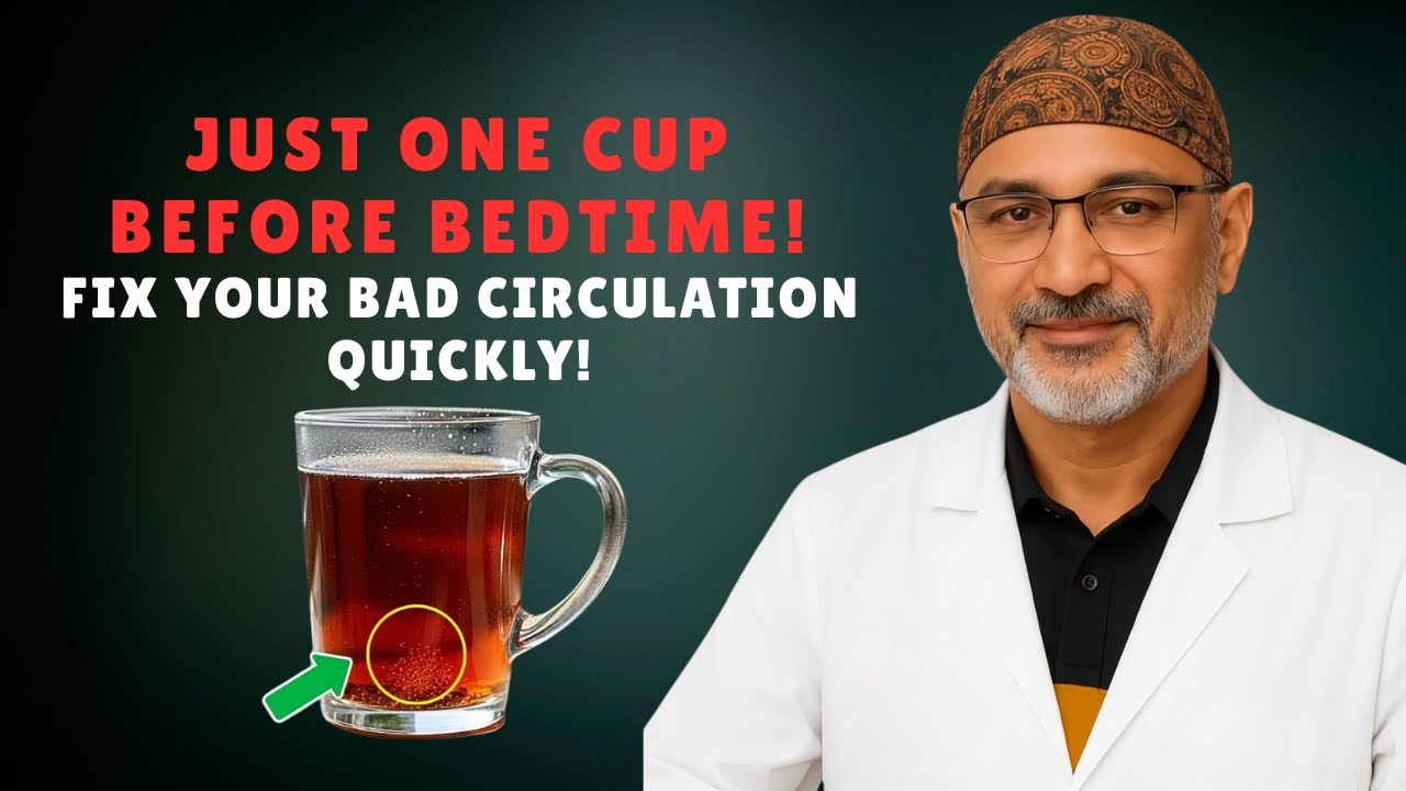 Over 60? Drink THIS to Boost Leg Blood Flow Fast | Dr. Pradip Jamnadas