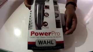 wahl powerpro corded clipper and trimmer