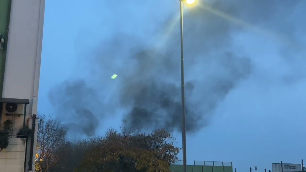 Fumo nero a Cerignola: nessuno interviene