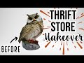 THRIFT STORE makeover | Transforming STATUES into ART | MAGICAL OWL