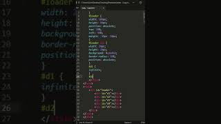 CSS preloader | html css #htmlcss #cssanimation #trending