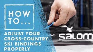 How To Adjust Your Cross-Country Ski Bindings Properly | Salomon How-To screenshot 3