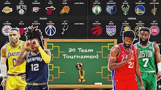 PUTTING ALL 30 NBA TEAMS INTO A TOURNAMENT SIMULATION ON 2K!