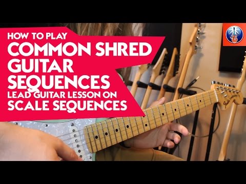 How to Play Shred Guitar Sequences - Lead Guitar Lesson on Scale Sequences