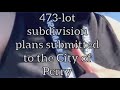 473-lot subdivision plans submitted to the City of Perry
