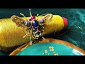 The making of antique luxurious fly brooch | embroidery jewelry | handcrafted jewelry | handmade