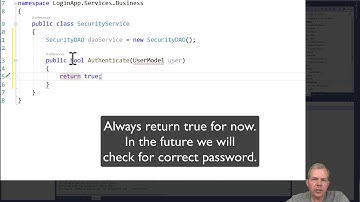 ASP.NET MVC Create an authentication service for a login form