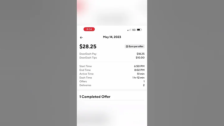 $28 per hour doordash order mother’s day dashing :)