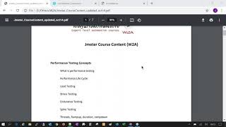 JMeter Performance Testing - Demo session Day 1 - Batch Feb 2021