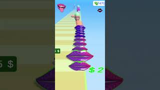 Lips Stack Run Master Game #91 #lipstick #shorts #games screenshot 5