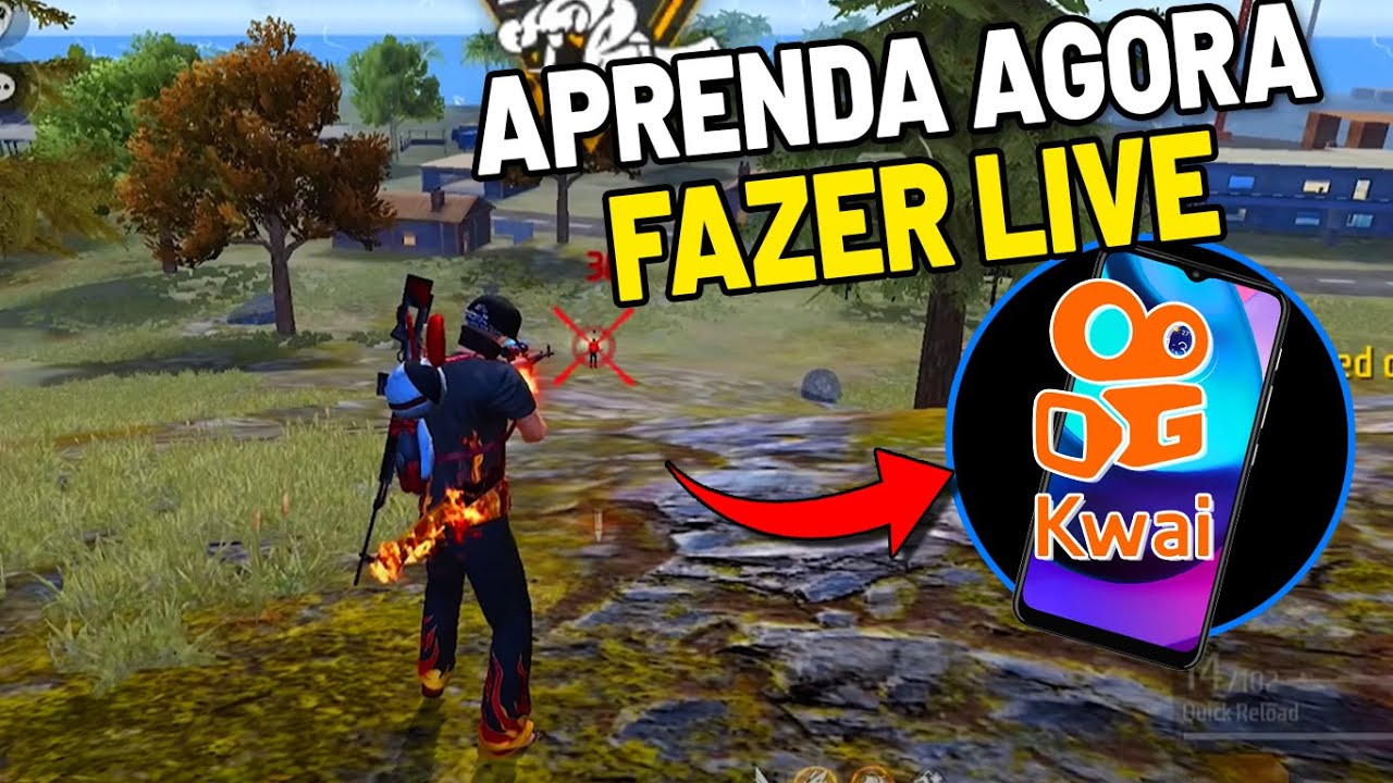 Como fazer LIVE Pelo KWAI JOGANDO!!!(Free Fire) 