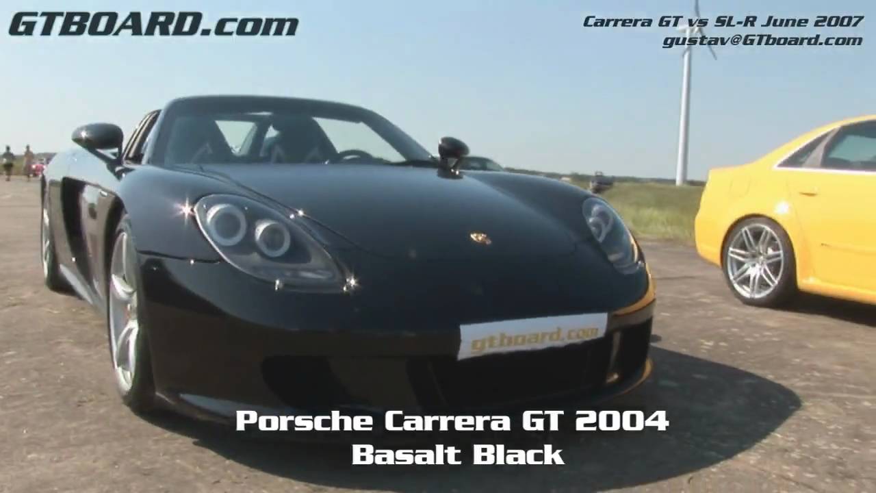 HD: McLaren MB SL-R vs Carrera GT 50-300 km/h SLR (30-190+ mph) real world  test - YouTube