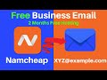 How To Setup A Professional Business Email Using Your Namecheap Domain Name - 2 Month Free Trial