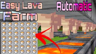 Automatic Lava Farm Tutorial in Minecraft 1.17 screenshot 1