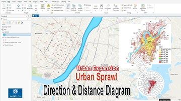 Direction and Distance Diagram for urban expansion in ArcGIS Pro || Urban Sprawl in ArcGIS Pro